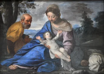 Die Rast auf der Flucht nach Ägypten